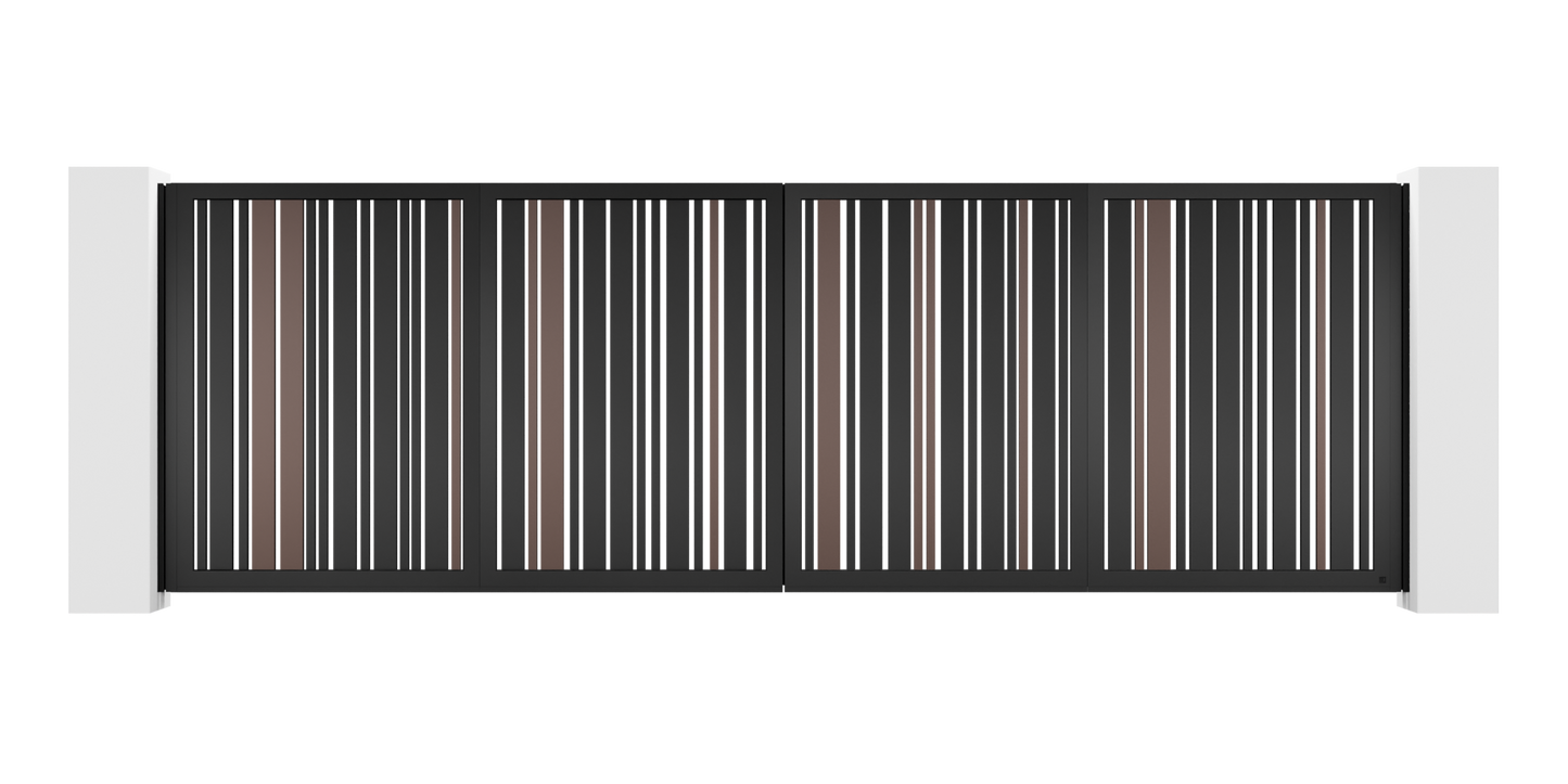 Basic Design Trackless Folding Gate