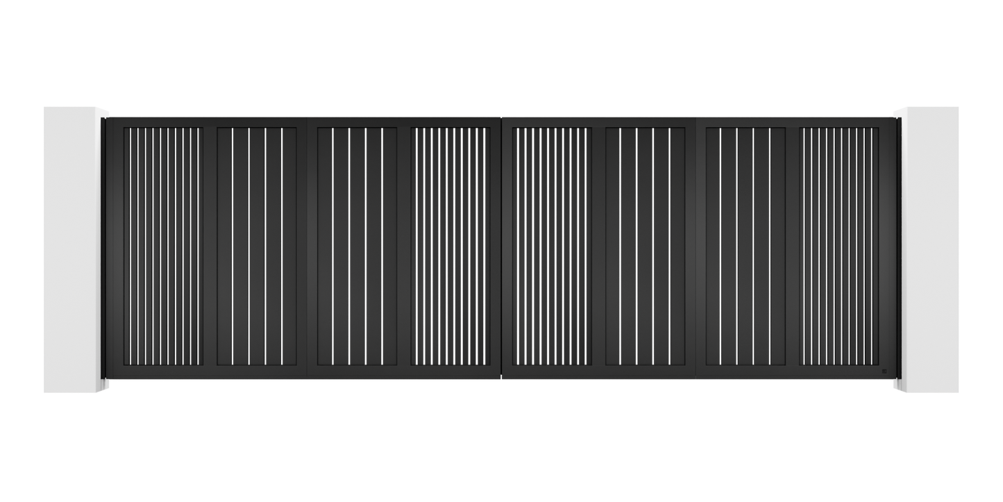 Basic Design Trackless Folding Gate