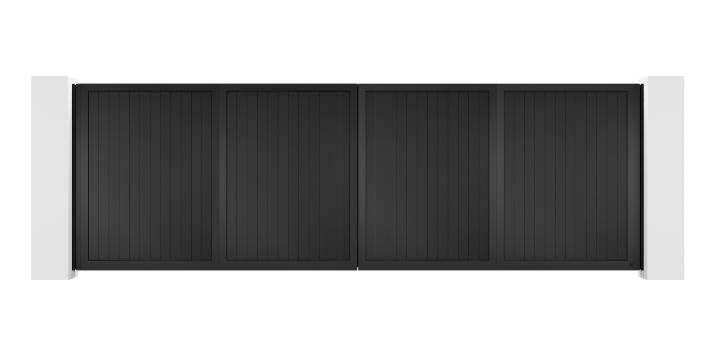 Basic Design Trackless Folding Gate