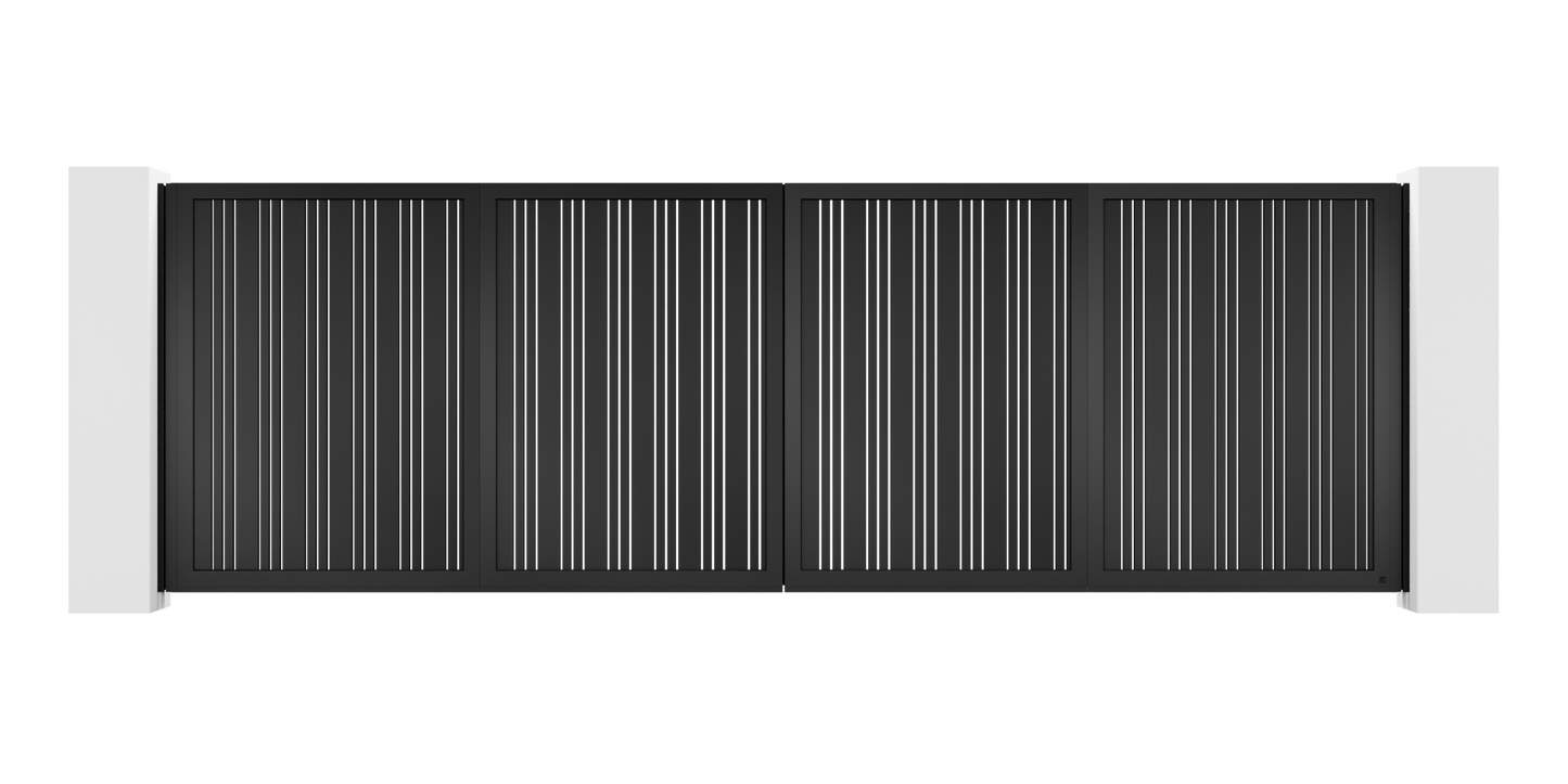 Basic Design Trackless Folding Gate