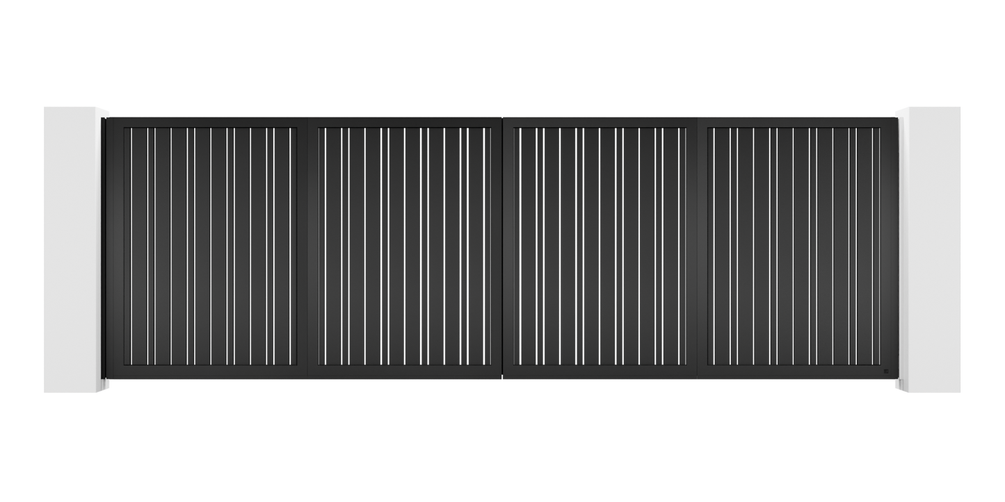 Basic Design Trackless Folding Gate
