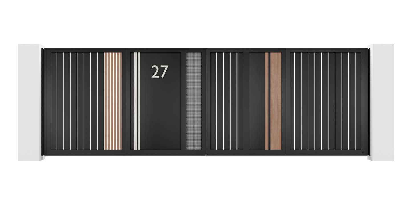 Custom Design Trackless Folding Gate