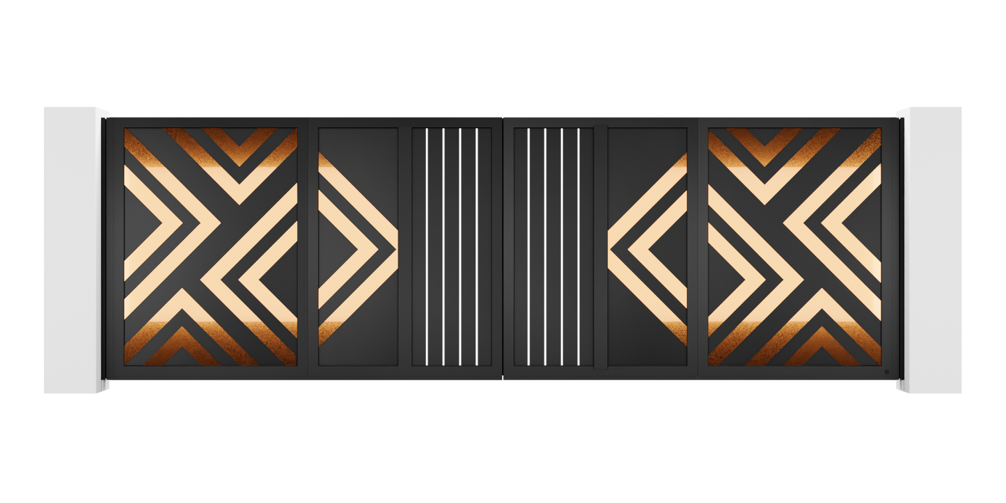 Custom Design Trackless Folding Gate