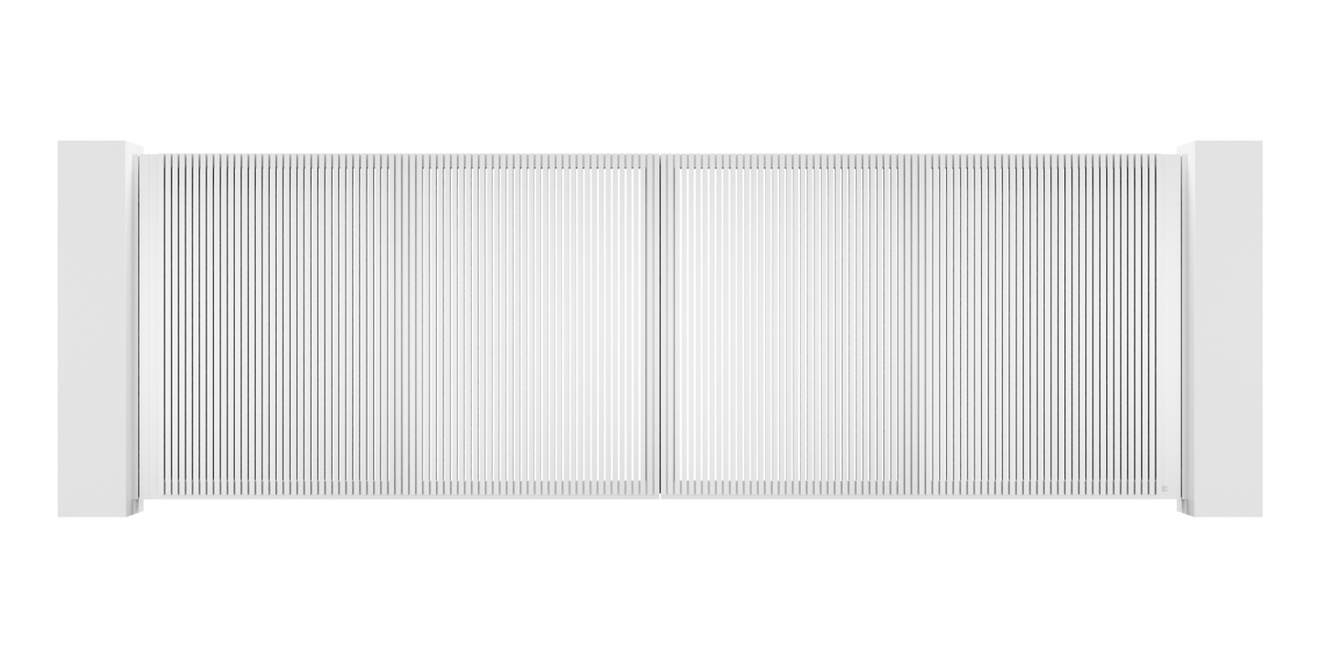 Extruded Design Trackless Folding Gate