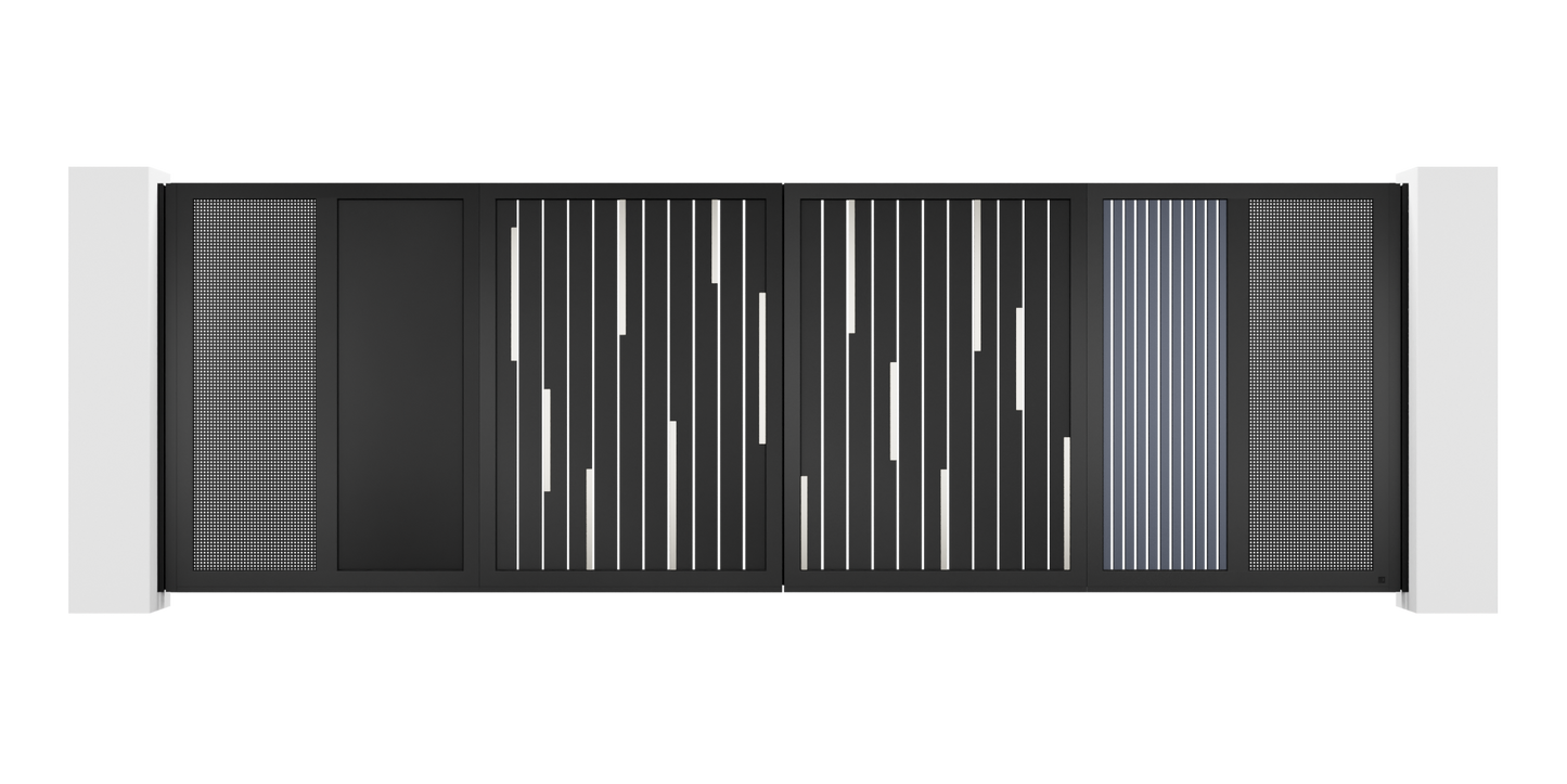 Hairline Design Trackless Folding Gate