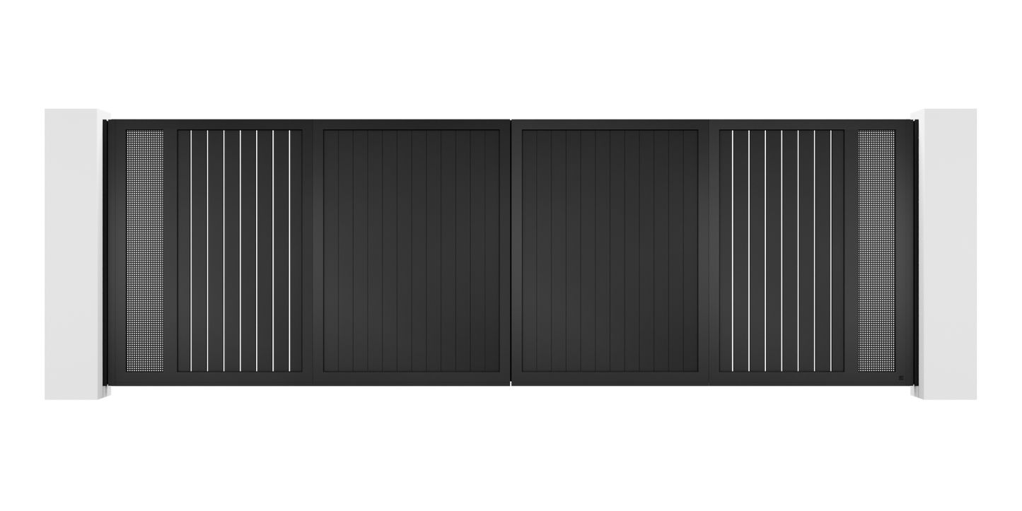 Mesh Design Trackless Folding Gate