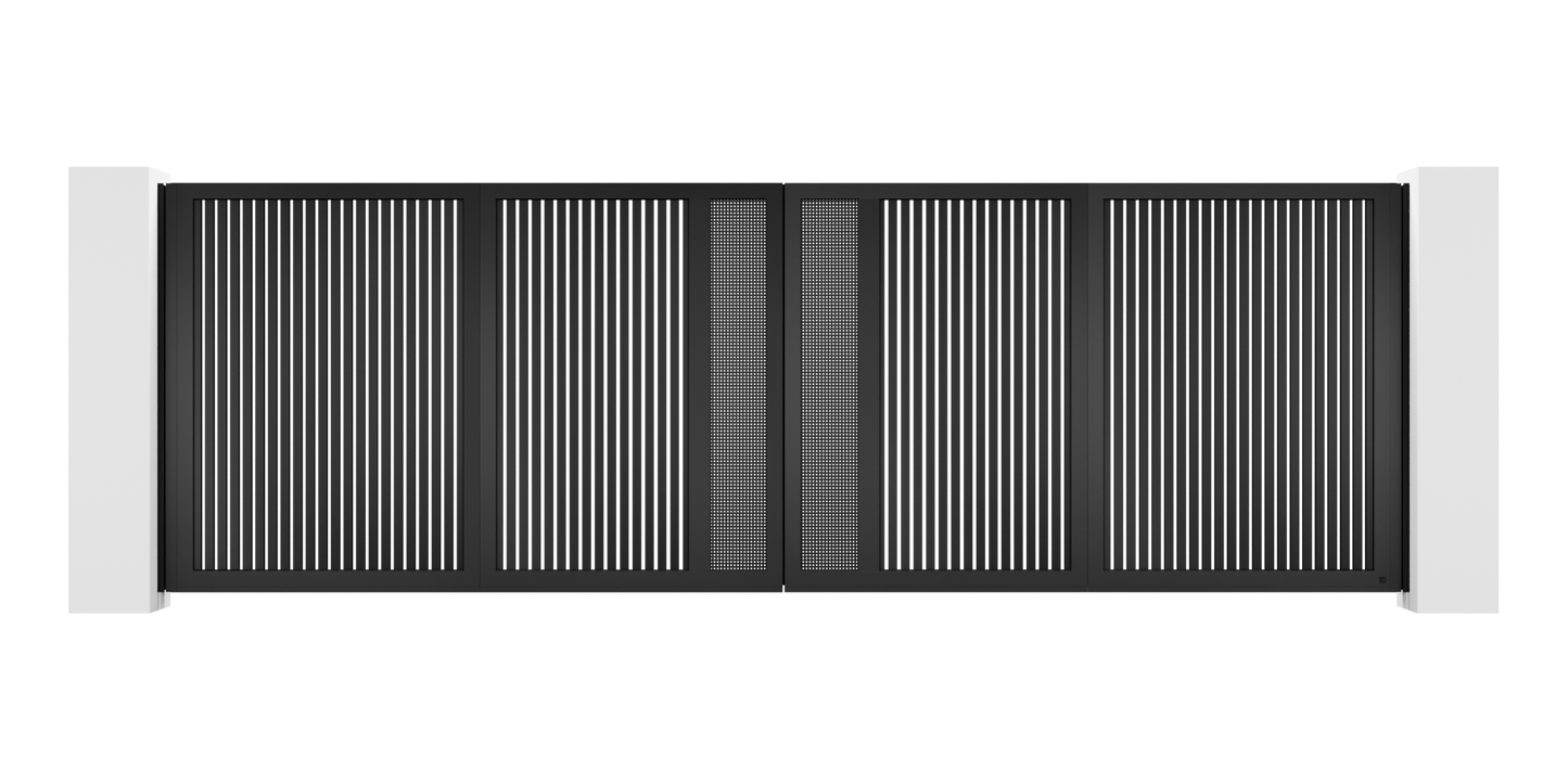 Mesh Design Trackless Folding Gate