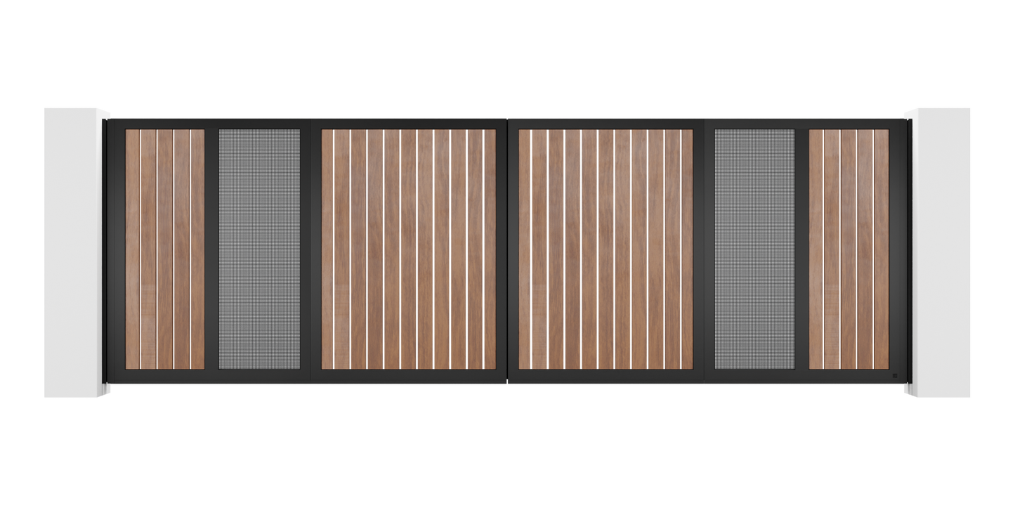 Wood Design Trackless Folding Gate