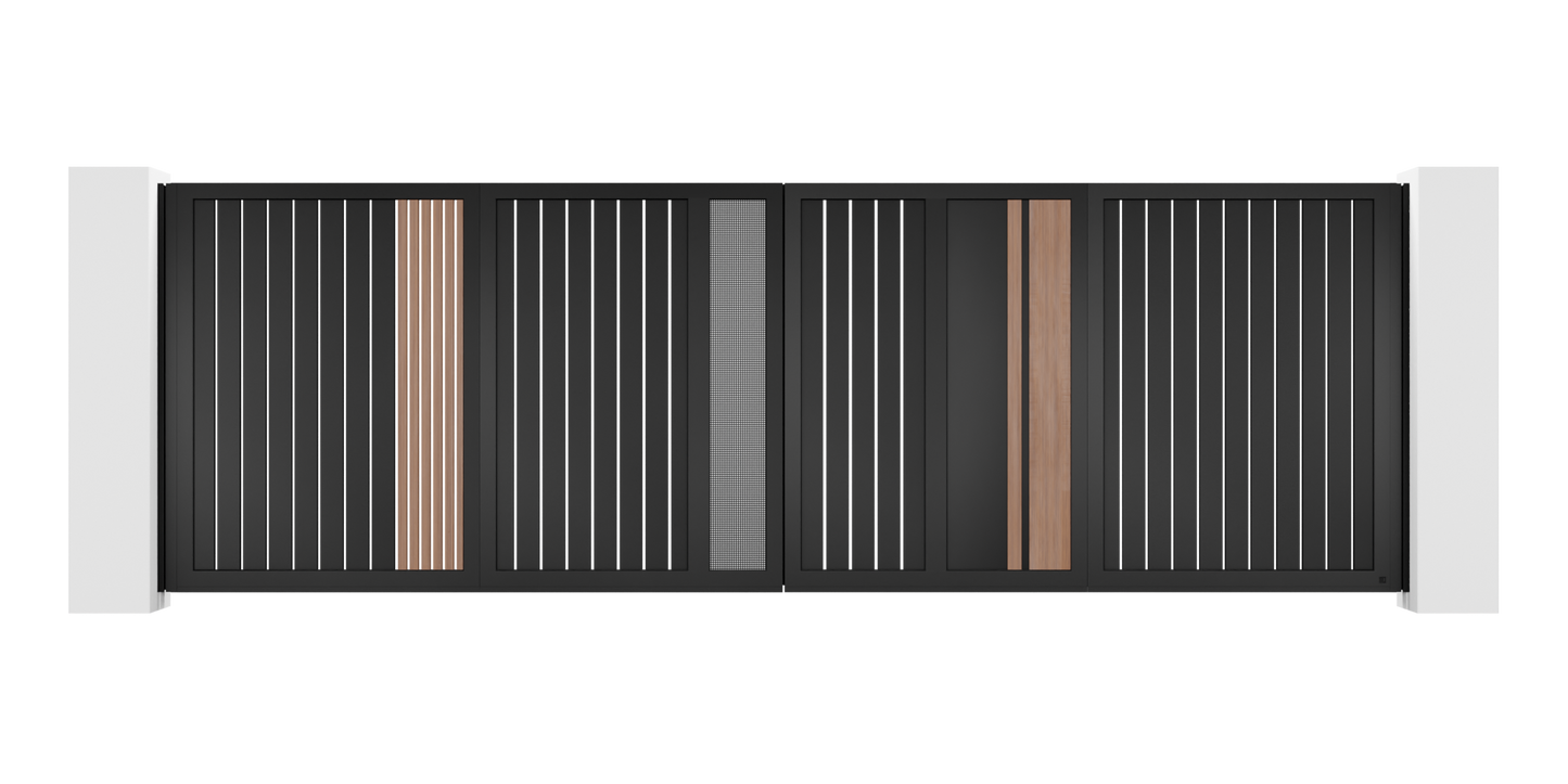 Wood Design Trackless Folding Gate