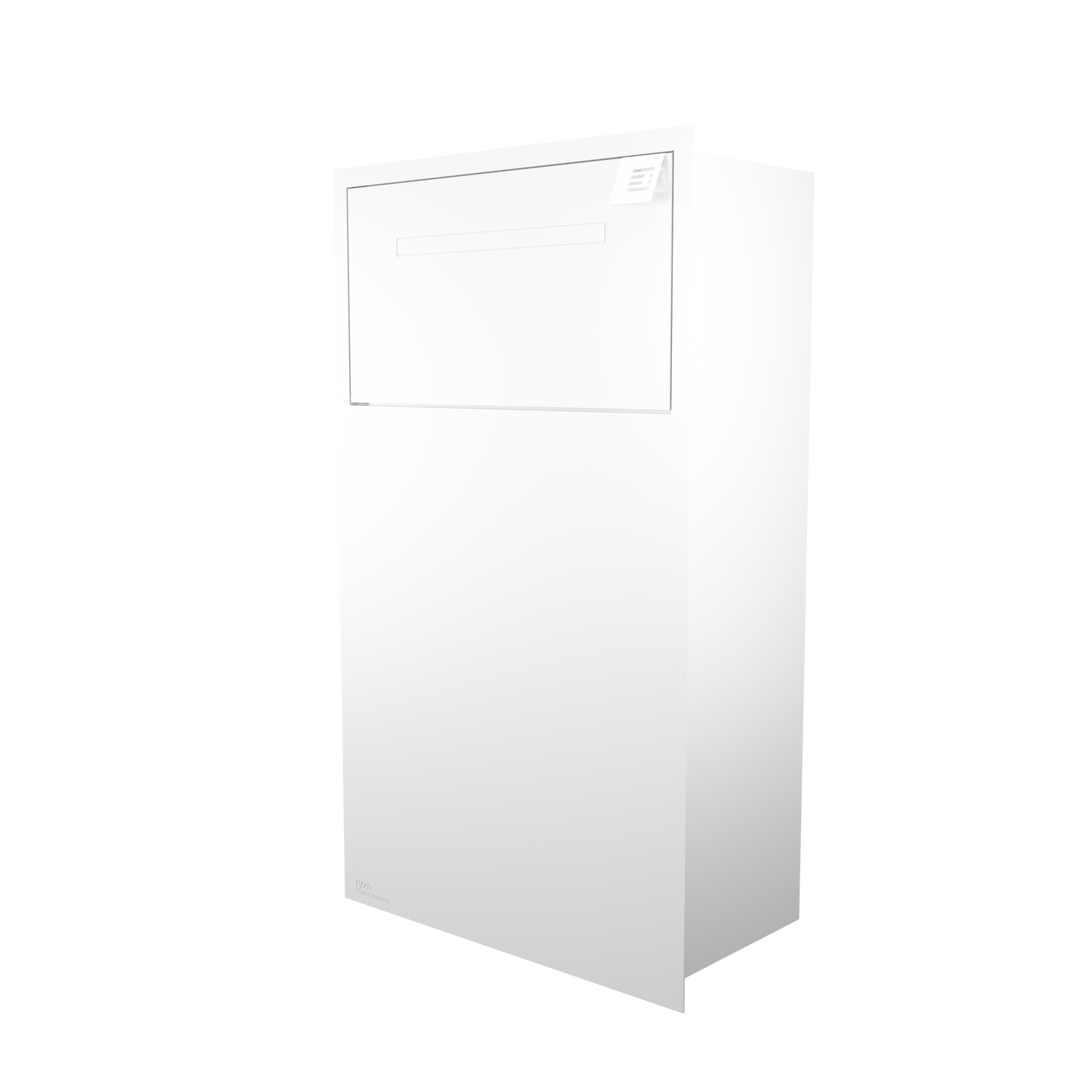Anti Theft Parcel Box with Mail Flap (White)