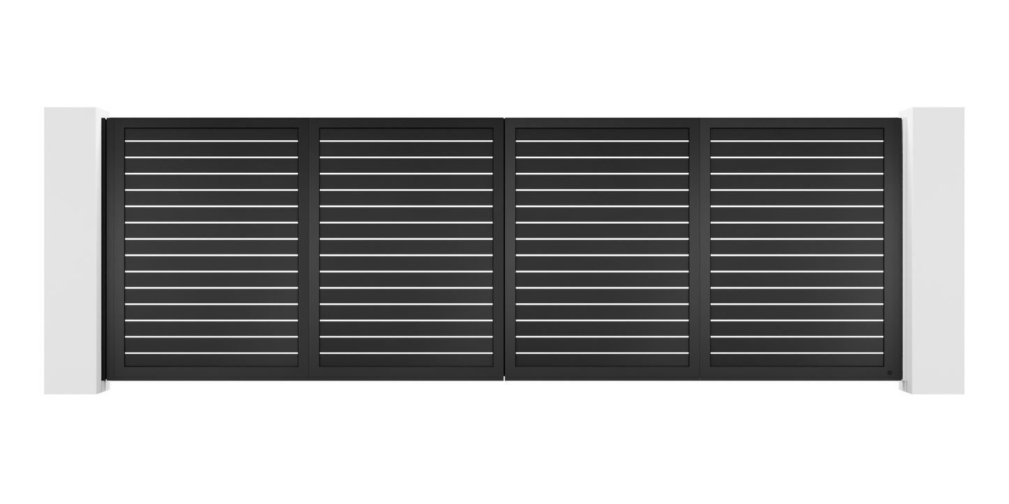 Basic Design Trackless Folding Gate