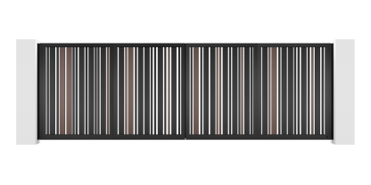 Basic Design Trackless Folding Gate