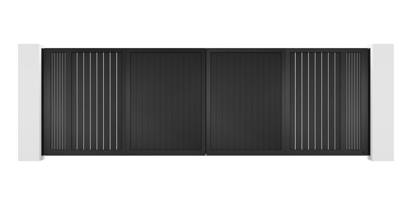 Basic Design Trackless Folding Gate