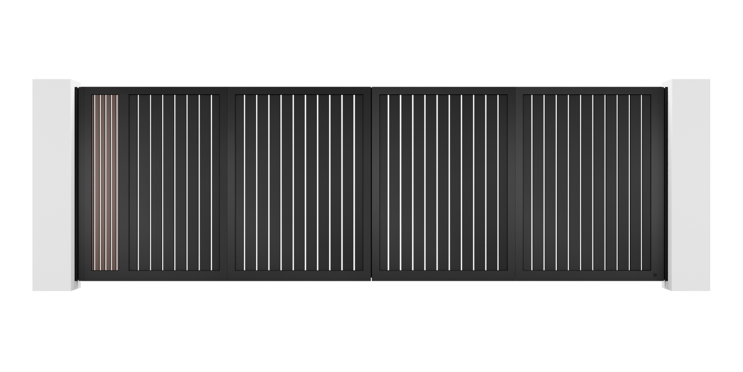 Basic Design Trackless Folding Gate