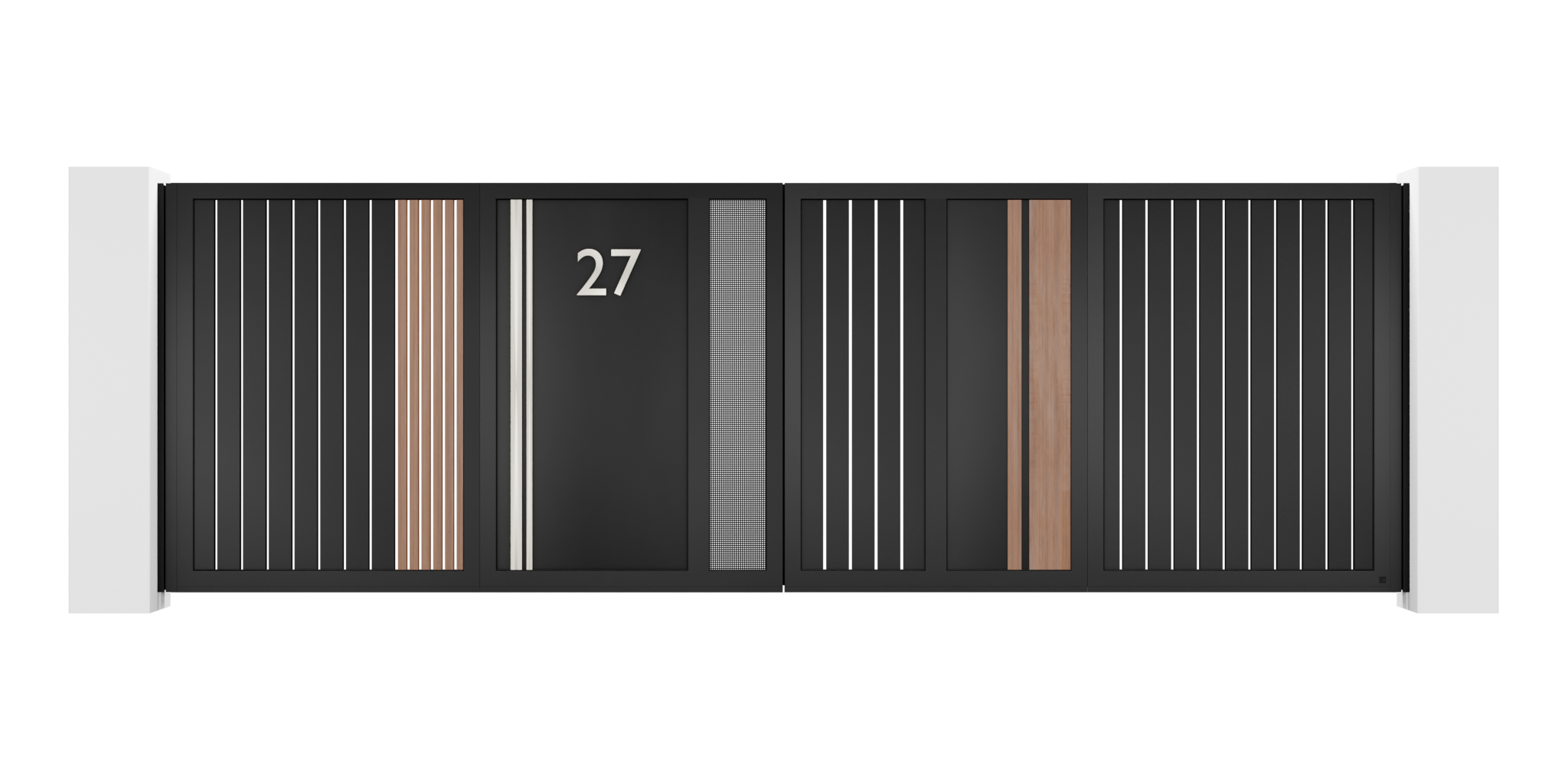 Custom Design Trackless Folding Gate – ryzn