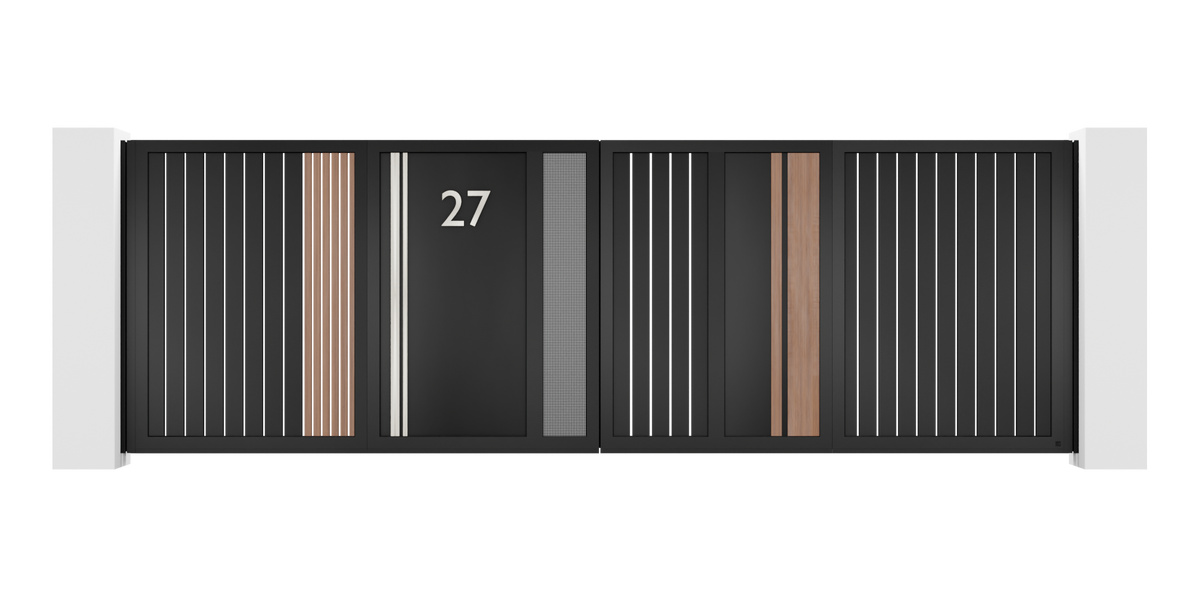 Custom Design Trackless Folding Gate – ryzn