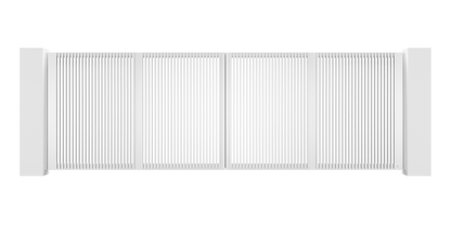 Extruded Design Trackless Folding Gate