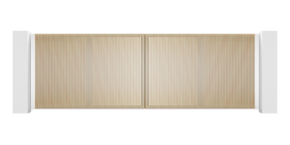 Extruded Design Trackless Folding Gate