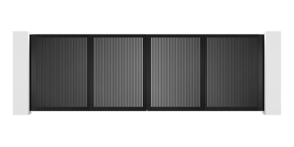 Extruded Design Trackless Folding Gate