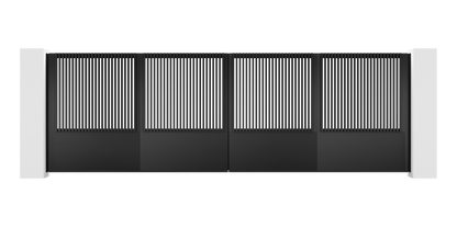 Extruded Design Trackless Folding Gate