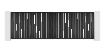 Hairline Design Trackless Folding Gate