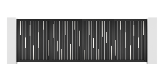 Hairline Design Trackless Folding Gate