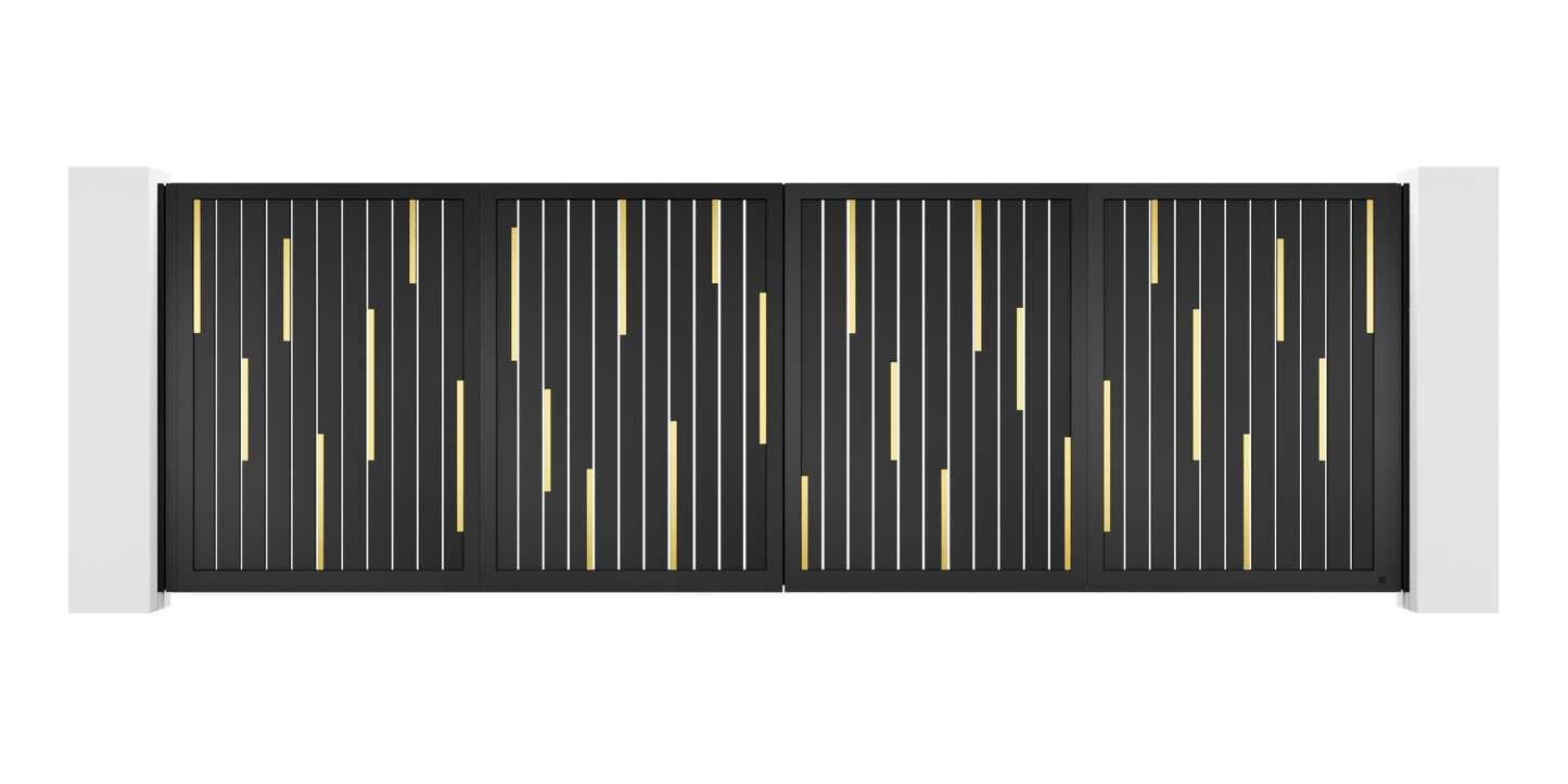 Hairline Design Trackless Folding Gate