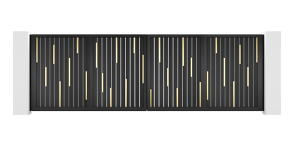 Hairline Design Trackless Folding Gate