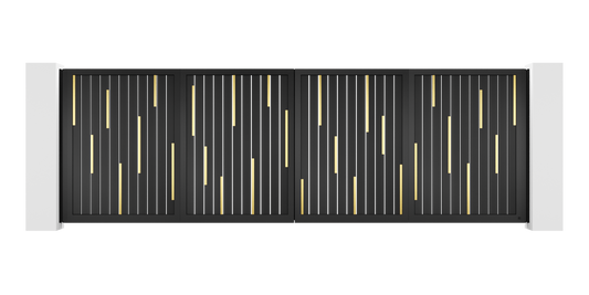 Hairline Design Trackless Folding Gate