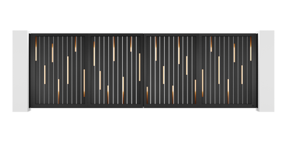 Hairline Design Trackless Folding Gate