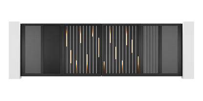 Hairline Design Trackless Folding Gate