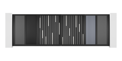 Hairline Design Trackless Folding Gate
