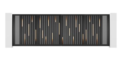 Hairline Design Trackless Folding Gate