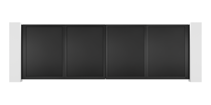 Solid Design Trackless Folding Gate