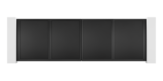 Solid Design Trackless Folding Gate
