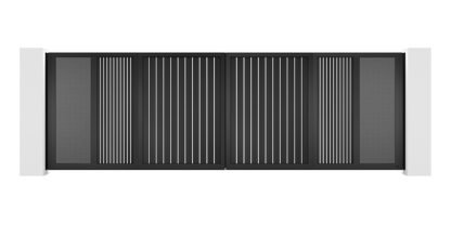 Mesh Design Trackless Folding Gate