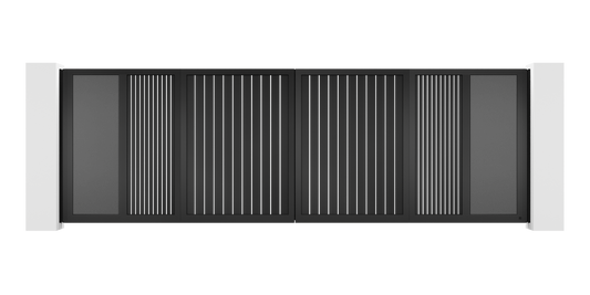 Mesh Design Trackless Folding Gate