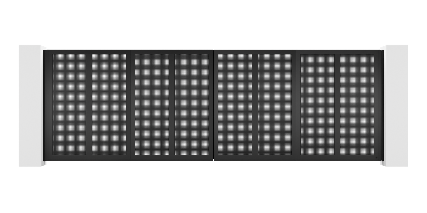 Mesh Design Trackless Folding Gate