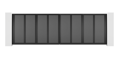 Mesh Design Trackless Folding Gate