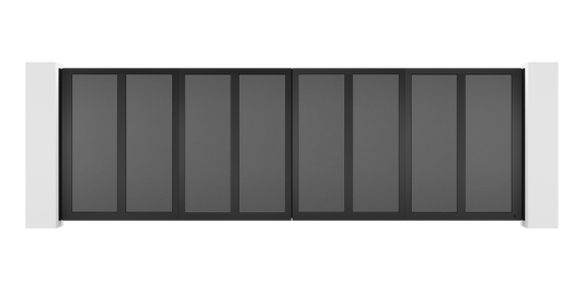 Mesh Design Trackless Folding Gate