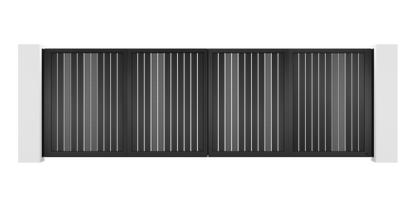 Mesh Design Trackless Folding Gate