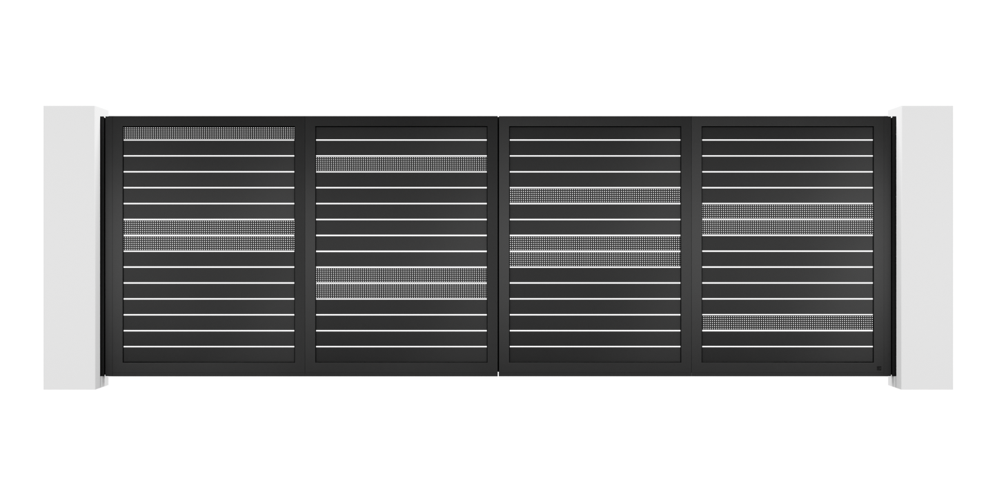 Mesh Design Trackless Folding Gate