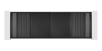 Mesh Design Trackless Folding Gate