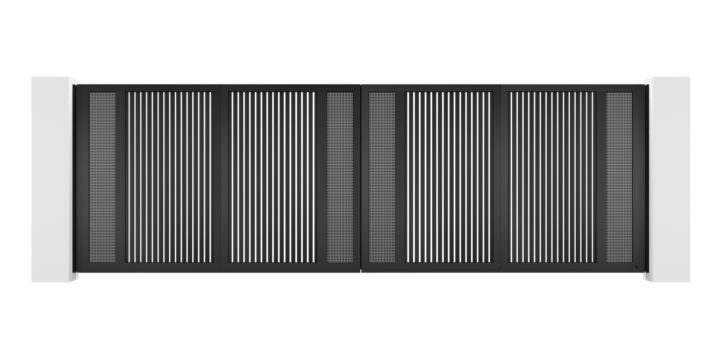 Mesh Design Trackless Folding Gate