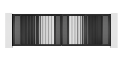 Mesh Design Trackless Folding Gate