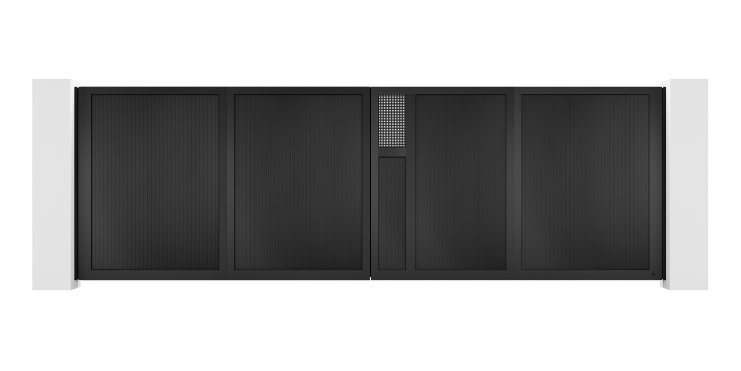 Mesh Design Trackless Folding Gate