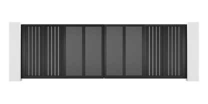 Mesh Design Trackless Folding Gate