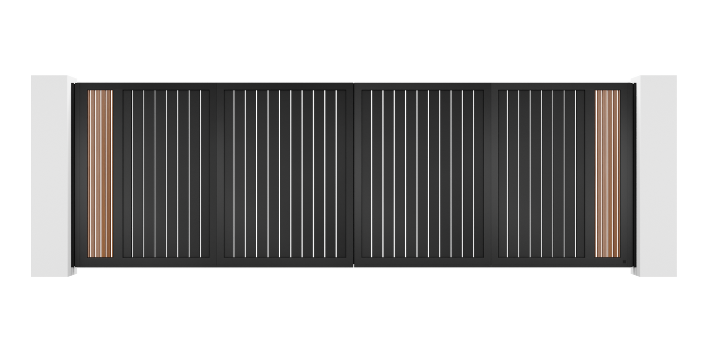 Wood Design Trackless Folding Gate