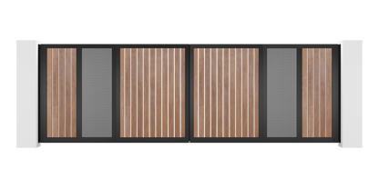 Wood Design Trackless Folding Gate