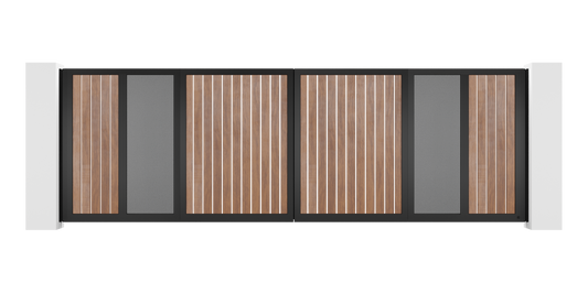 Wood Design Trackless Folding Gate